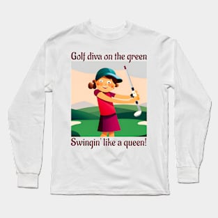 Golf Diva Long Sleeve T-Shirt